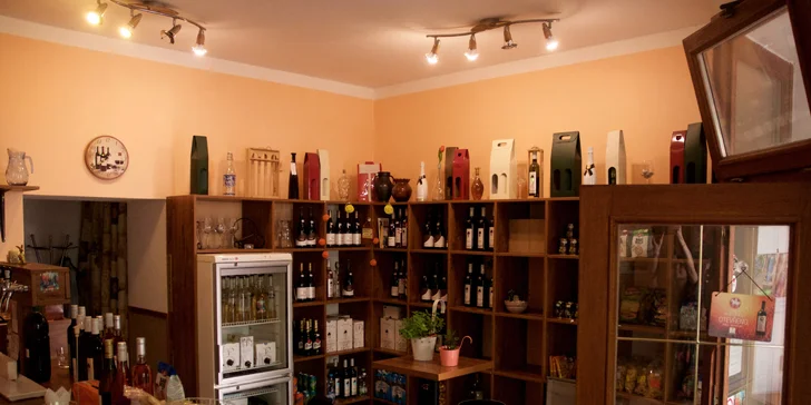 Otevřený voucher do vinárny: vychutnejte si lahvová či stáčená vína