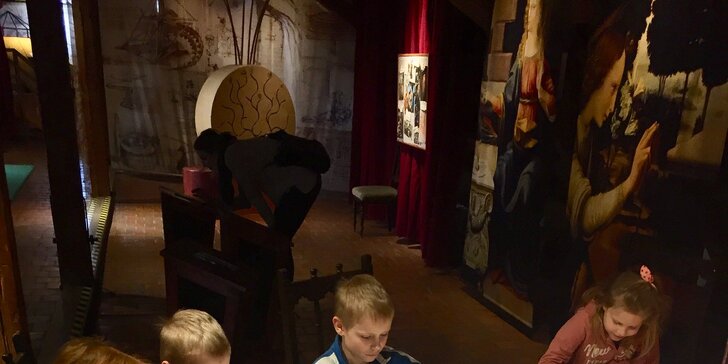 Vstupenky pro děti a dospělé na interaktivní výstavu o Leonardovi da Vinci