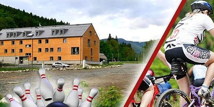 Aktivní lenošení v Jeseníkách pro 2 osoby nebo celou rodinu se snídaní v ceně