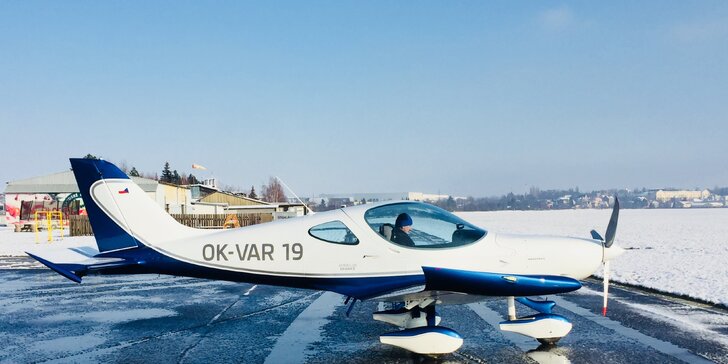 Zážitkový let sportovním letounem nad Moravou: 10–60 min. pro 1 osobu