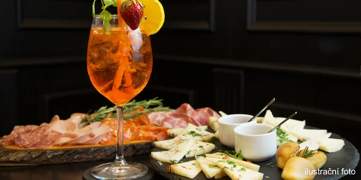 Talíř dobrot a Aperol, Prosecco nebo víno na Vinohradech
