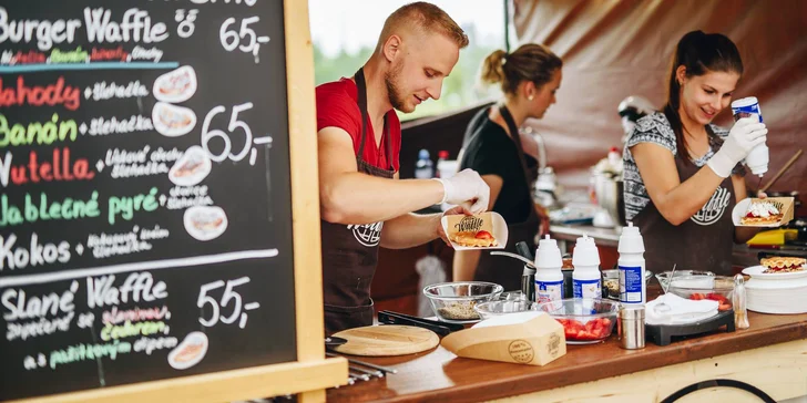 Naprostá pecka! Čerstvé waffle až do 13. 6. u Sirky na Prýglu, stavte se