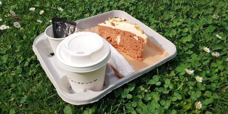 Káva i dort s sebou z Českavárny Portheimka pro 1 nebo 2 osoby