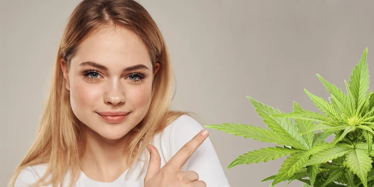 Božská masáž obličeje, krku a dekoltu konopnými produkty s léčivými účinky