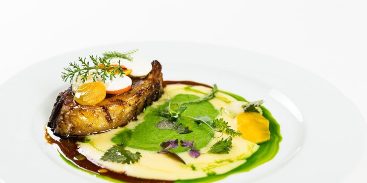 Luxusní degustační menu: chobotnice, lanýž, selečí porchetta i vinné párování