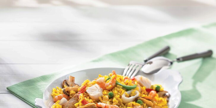 Rychle, zdravě, lahodně: Paella s mořskými plody a domácí limonáda