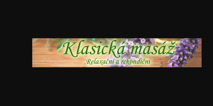 Masáže TOP - Masér Marek a tým