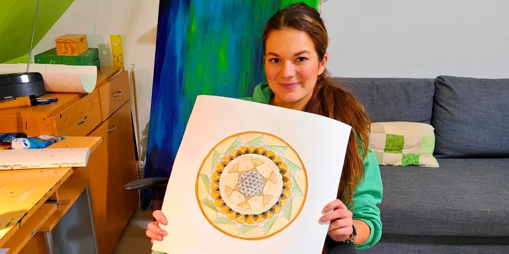 Relaxační malování pro ženy: individuální online kurz s arteterapeutickým přesahem
