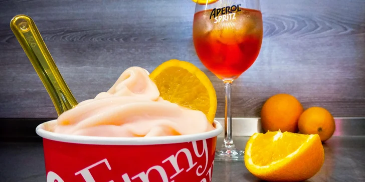 Parádní osvěžení: zmrzlina Aperol Spritz, drink i oboje v centru Prahy