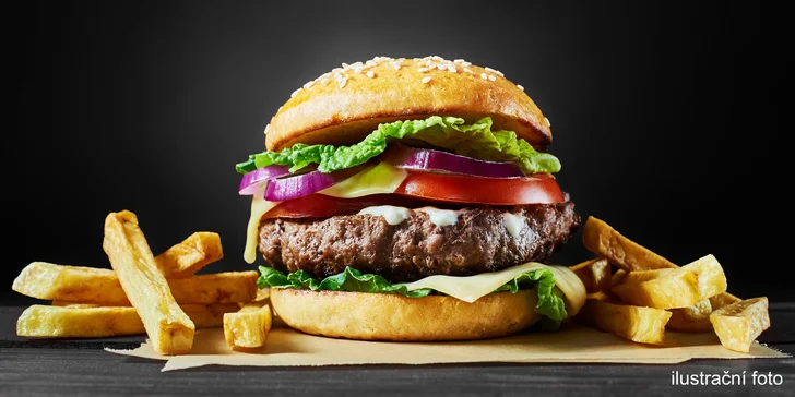 XXL burgery s masem od řezníka v domácí máslové bulce