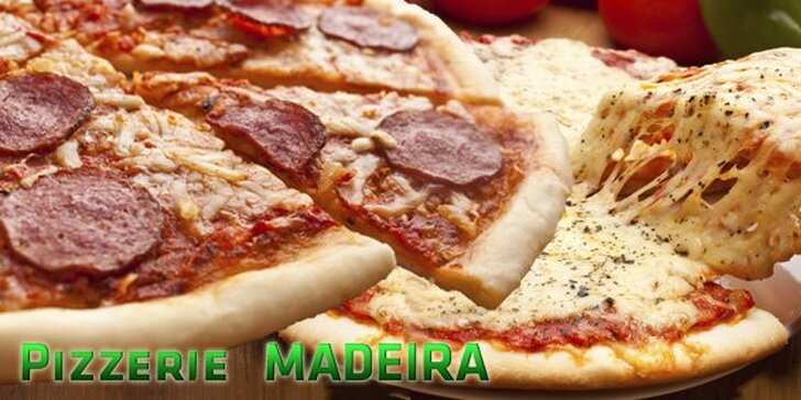 99 Kč za DVĚ velké pizzy dle vlastního výběru v pizzerii Madeira Jihlava. Okořeňte si život Itálií a slevou až 63 %.