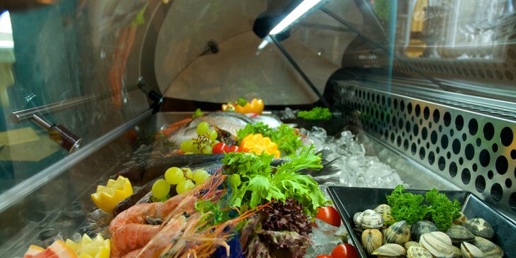 Degustační menu pro 2 milovníky Itálie: krevety, pražma, dezert i víno