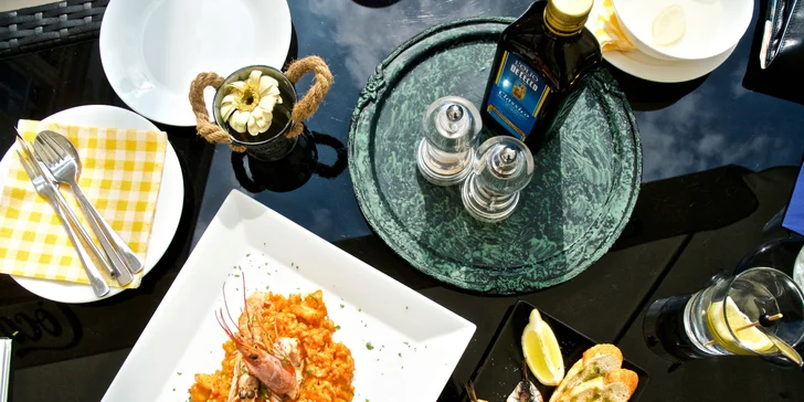 Menu od italských kuchařů: risotto s mořskými plody i vlastní zmrzlina