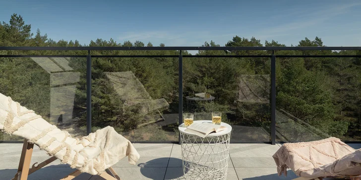 Apartmány mávají také balkon nebo terasu.
