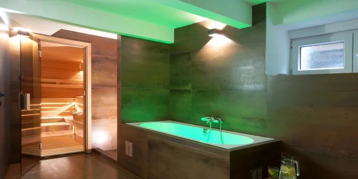Na výběr máte také variantu s privátním wellness.