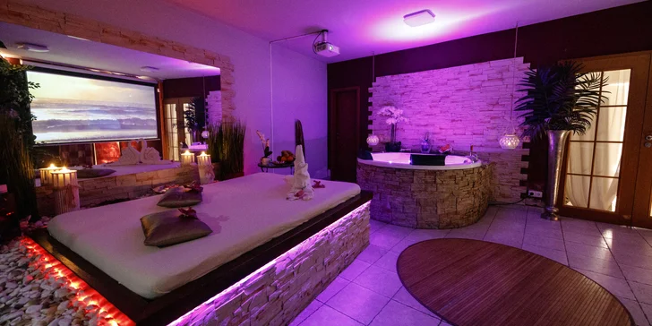 Pobyt lze zakoupit i ve variantách s 2 hodinami privátního wellness.