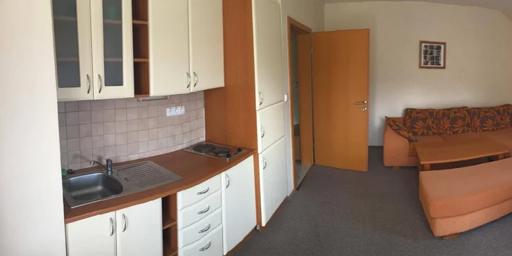 Vybavenie apartmánov v penzióne nesklame ani náročného klienta.