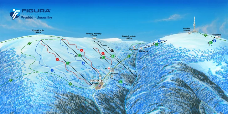 A co lyžovačka na Pradědu? Budete to mít jen 10 km.