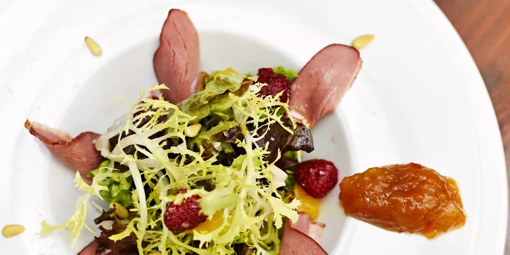 6chodové menu v La Bodeguita del Medio: kachna, tuňák, panenka i dezerty