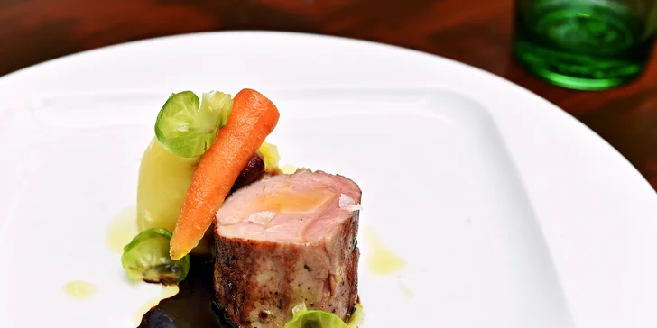 6chodové menu v La Bodeguita del Medio: kachna, tuňák, panenka i dezerty