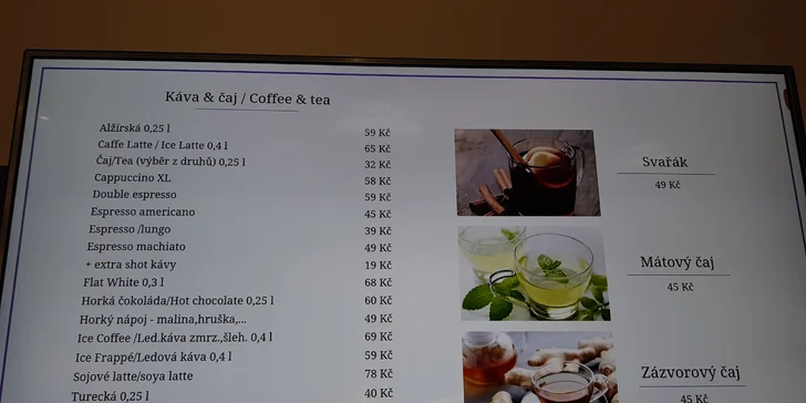 Kopečková zmrzlina i poháry v kavárně u náplavky vč. variant s nápojem