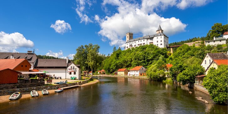 Relax v jižních Čechách: neomezený wellness, polopenze nebo snídaně a krásné okolí
