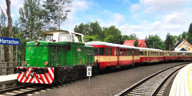 Motorovým vlakem po Českém ráji: celodenní jízdenky pro děti i dospělé