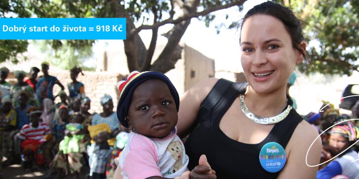 Staňte se hrdinou a zachraňte život dítěti s Jitkou Čvančarovou a UNICEF