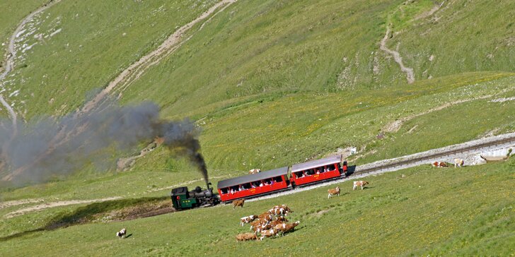 Poznávací zájezd po Švýcarsku vč. jízdy po obnovené historické horské trati