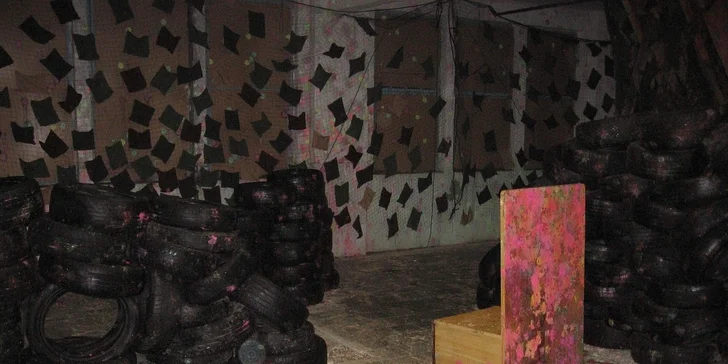 Neomezená paintballová akce uvnitř nebo venku