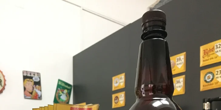 Litr točeného piva v PET láhvi s sebou: plzeň, IPA i Primátor Weizenbier