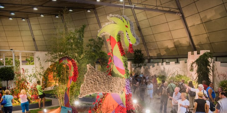 Mezinárodní květinová výstava a zahradnický veletrh v Tullnu s ohňostrojem