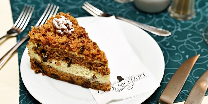 Poskládejte si 3chodové menu v Café Mozart na Staroměstském náměstí