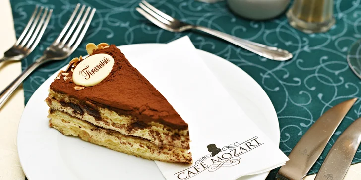 Poskládejte si 3chodové menu v Café Mozart na Staroměstském náměstí