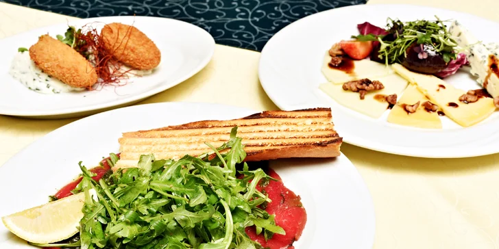Poskládejte si 3chodové menu v Café Mozart na Staroměstském náměstí