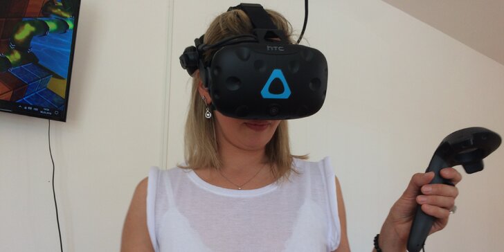 Virtuální realita pro 1-4 osoby s brýlemi HTC VIVE v délce dle výběru