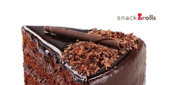 Lahodný čokoládový dort ze Snack & Rolls