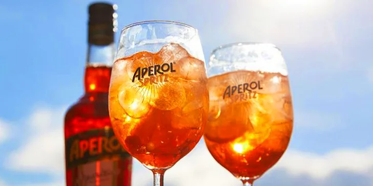 Osvěžte se: 2 míchané drinky Aperol Spritz na Palackého třídě