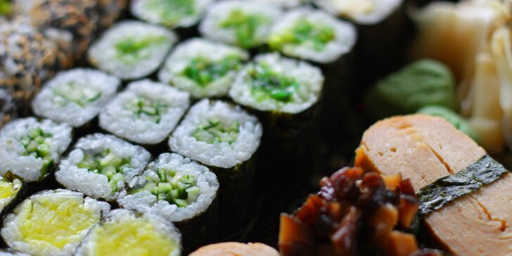 Sushi sety jak ze sna: pochoutky pro vegetariány i sépie či marinovaný úhoř