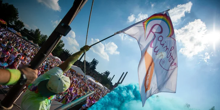 Registrace na barevný festival Spokey Rainbow Run s programem