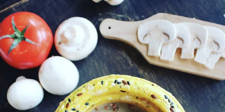Vege polévky v kelímku z jedlého těsta + varianty se salátem a limonádou