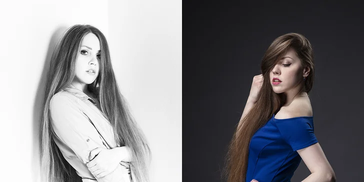 Profesionální focení v ateliéru dle výběru: portrét, glamour či budoir