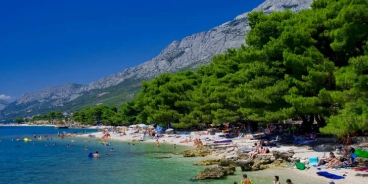 7 nocí v letovisku Baška Voda na Makarské v penzionu 250 m od pláže