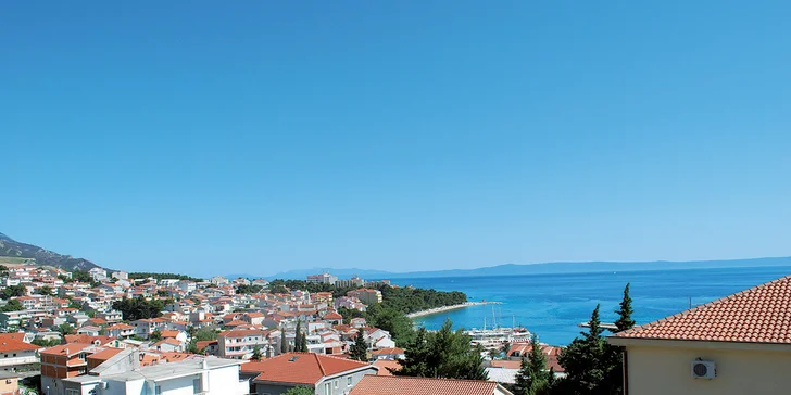 7 nocí v letovisku Baška Voda na Makarské v penzionu 250 m od pláže