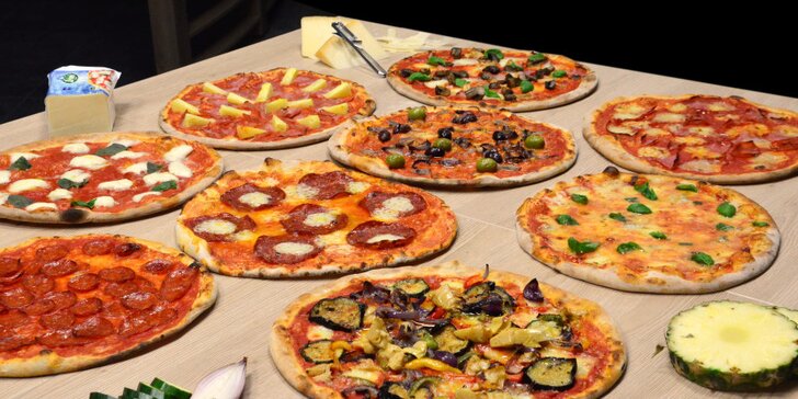 2 poctivé pizzy z pravých italských surovin: salámová, BBQ i pikantní