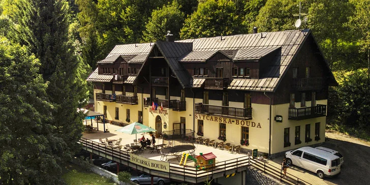 Dovolená ve Špindlu až pro 6 osob: polopenze, bazén i sauna a vířivka