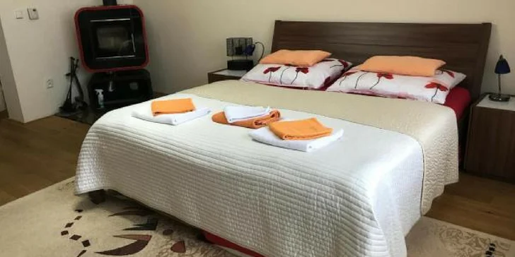 Pohodový pobyt v Lednici: z krásného apartmánu rovnou na zahradu s grilem