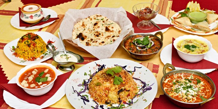 Žádné maso: indické vegetariánské menu ve smíchovské restauraci Taj Mahal