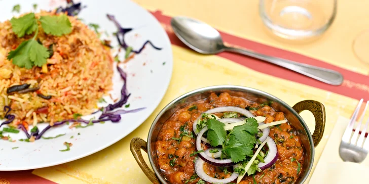 Žádné maso: indické vegetariánské menu ve smíchovské restauraci Taj Mahal