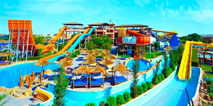 Největší předností tohoto resortu je boží aquapark se spoustou bazénů a skluzavek. 